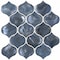 Msi Blue Shimmer Arabesque 10 In. X 10.20 In. X 8Mm Glass Mesh-Mounted Mosaic Tile, 10PK ZOR-MD-0253 - alternate 3